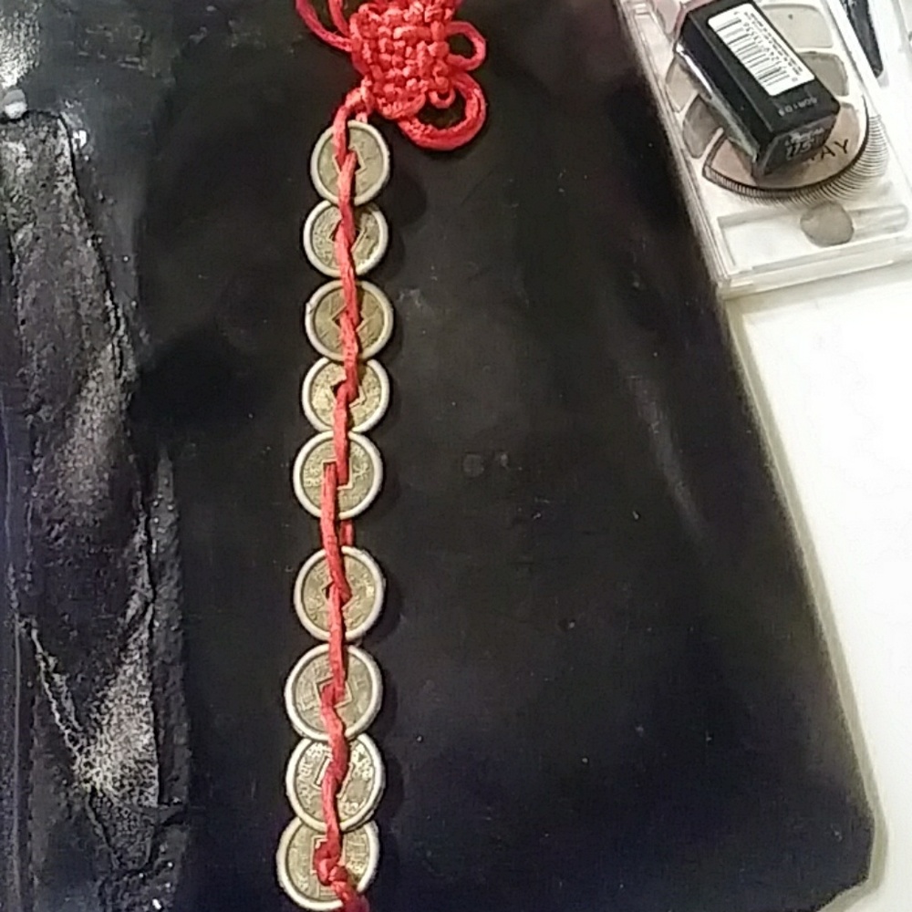 Chinese wealth coin bracelet